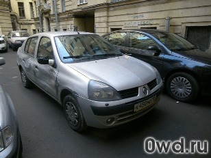 Битый автомобиль Renault Symbol