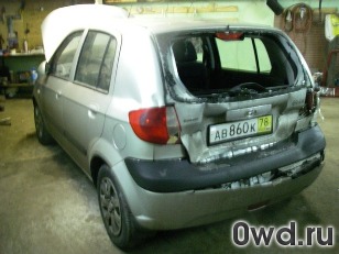 Битый автомобиль Hyundai Getz