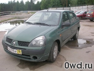 Битый автомобиль Renault Symbol