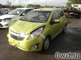 Битый автомобиль Chevrolet Spark