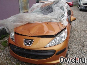 Битый автомобиль Peugeot 207