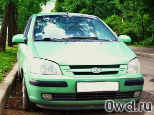 Битый автомобиль Hyundai Getz