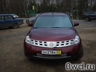 Битый автомобиль Nissan Murano