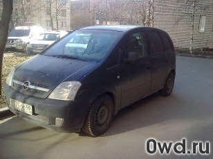 Битый автомобиль Opel Meriva