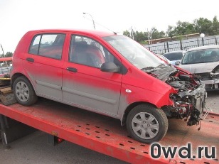 Битый автомобиль Hyundai Getz