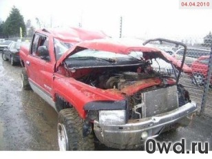 Битый автомобиль Dodge Ram