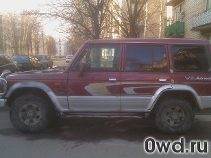 Битый автомобиль Hyundai Galloper