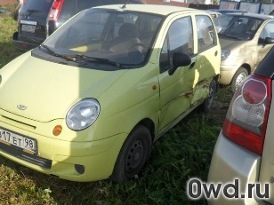 Битый автомобиль Daewoo Matiz