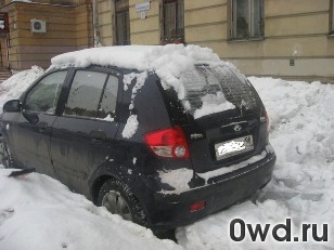 Битый автомобиль Hyundai Getz